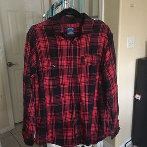 Red and black plaid flannel